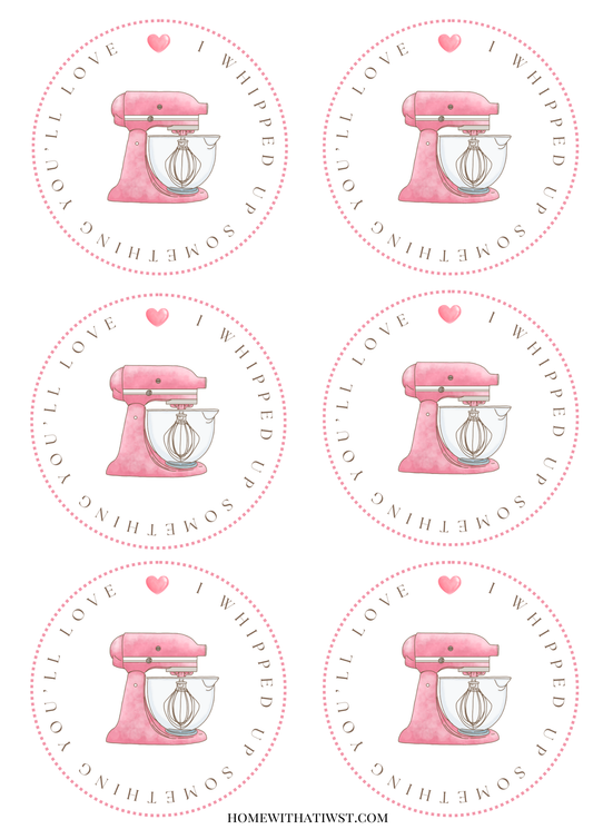 Round Baking Tags
