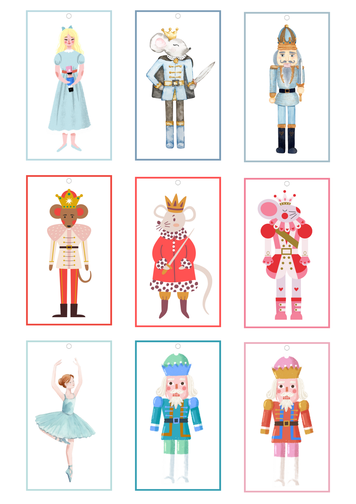 Nutcracker Gift Tags