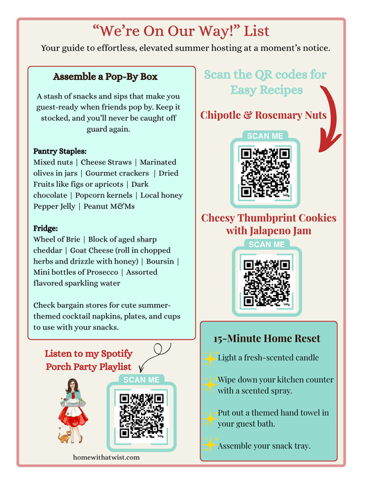 Summer Entertaining Guide - Hosting with Ease